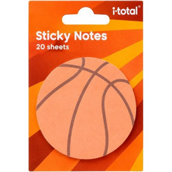 Αυτοκόλλητα Sticky Notes - Basketball (20χαρτάκια/O7εκ.) - iTotal