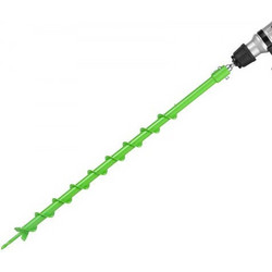 VEVOR Auger Drill Bit for Planting, 80 x 790 mm Spiral Drill Bit, Compatible with 20mm ID Drive Drills, Heavy Duty Bulb Planter Tool, Post Hole Drilling Attachments for Garden Digger Fence
