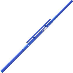 VEVOR Concrete Screed 2430 mm Manual Screed Board Aluminum Alloy Blue, Built-in Bubble Level, Powder-coated Finish, Lightweight Paver Leveling Tool for Patio, Sidewalk, Garage Floor Finishing