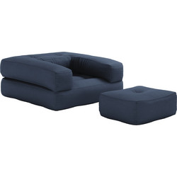 Πολυθρόνα-Κρεβάτι Futon CUBE - Karup - 737 Navy