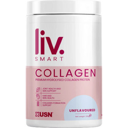 USN LIV Smart Collagen Unflavoured με Βιταμίνη C 330gr