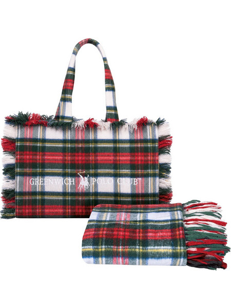 Κουβέρτα Καναπέ 130x170 & Τσάντα 40x32x15 Essential Throws & Bag Collection 2534 Greenwich Polo Club