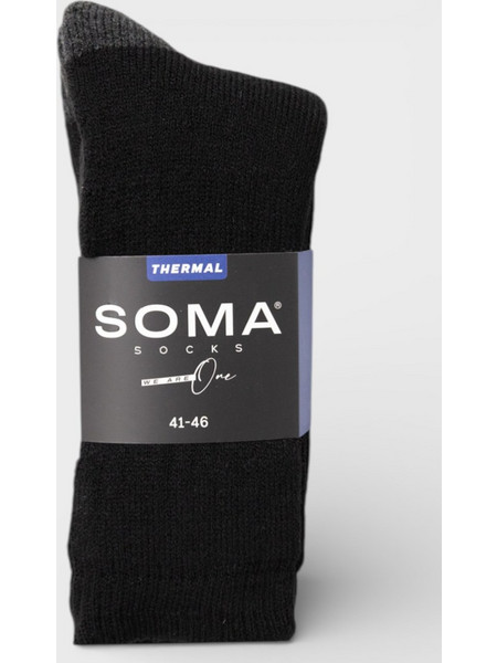 Soma Thermal Ανδρικές Κάλτσες Μαύρες SSM6011