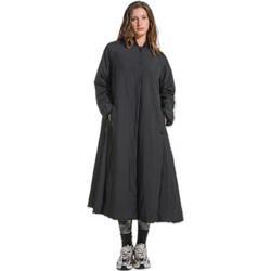 Deha Flared Long Light Padded Bomber Γυναικείο Μπουφάν Μαύρο D52822-10009