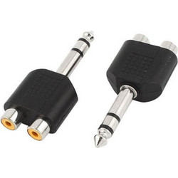Run&teng Headphone Jack To 2 Rca Female