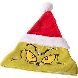Dr. SEUSS ΣΚΟΥΦΟΣ ΕΝΗΛΙΚΩΝ ΚΕΦΑΛΙ GRINCH SANTA 32x41cm