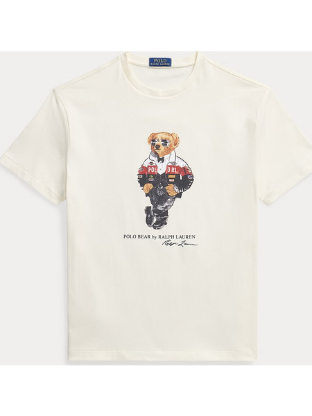 POLO RALPH LAUREN Classic Fit Polo Bear T-Shirt - Clubhouse Cream