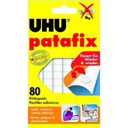 Patafix Glue Pads UHU Λευκό 80 Τεμάχια