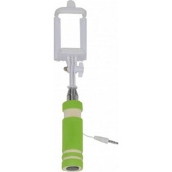 Selfie Stick Mini Πράσινο με Καλώδιο Jack 3.5mm SF123