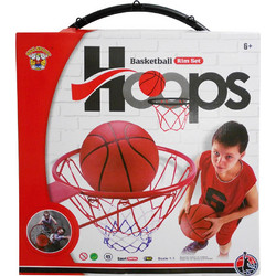 ΜΕΤΑΛΛΙΚΟ ΣΤΕΦΑΝΙ ΜΠΑΣΚΕΤΑΣ 45 ΕΚ. HOOPS - ΚΛΙΜΑΚΑ 1:1 (008.666-45D)