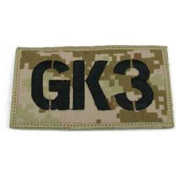 King Arms Seal Team GK3 Callsign Embroidery Patch - MD