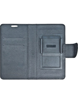UNIVERSAL FANCY CLOTH CASE 4.7"-5.5" BLACK ΘΗΚΗ ΥΦΑΣΜΑΤΙΝΗ ΜΑΥΡΗ GSM026958