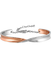 Angelady Ange Heart από λευκό, ροζ χρυσό και κρύσταλλα Swarovski