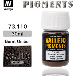 Vallejo Pigment 73.110 BURNT UMBER