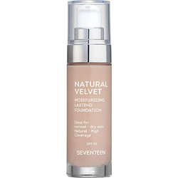 Seventeen Natural Velvet Longlasting Matte 06 Dark Beige Liquid Foundation 30ML