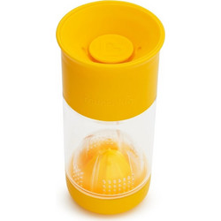 Munchkin Ποτήρι με Θήκη για Φρούτα MIRACLE FRUIT INFUSER 410ML YELLOW-51784
