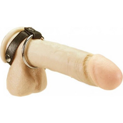 Rimba Adjustable Penis Strap R7474 Ρυθμιζόμενα Δαχτυλίδι Πέους Μαύρο Ασημί