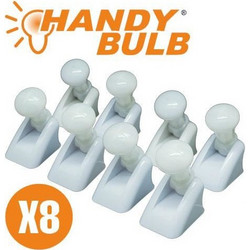 Ασύρματη κινητή λάμπα Led 8 τεμαχίων Handy Bulb