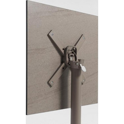 SCUDO DOUBLE 543 Βάση αλουμινίου tops maximum: 110X70 cm -120X80 cm - (PIPER 0711-4017)