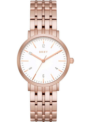 DKNY Minetta Γυναικείο Ρολόι με Ροζ Χρυσό Μεταλλικό Μπρασελέ NY2504