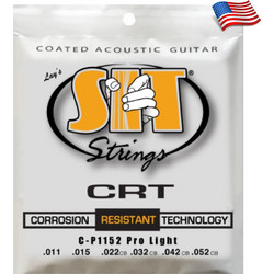 Sit CP1152 Σετ 6 Χορδές Ακουστικής Κιθάρας Phosphor Bronze 11-52" Light Tension