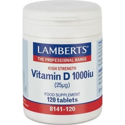Lamberts Vitamin D 1000iu 25μg 120 Ταμπλέτες