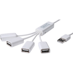 Digitus DA-70216 USB Hub 2.0 USB-A με 4 Θύρες USB-A