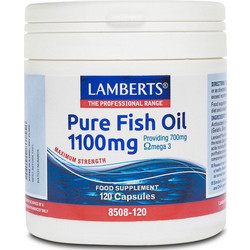 Lamberts Pure Fish Oil Ιχθυέλαιο 1100mg 120 Κάψουλες