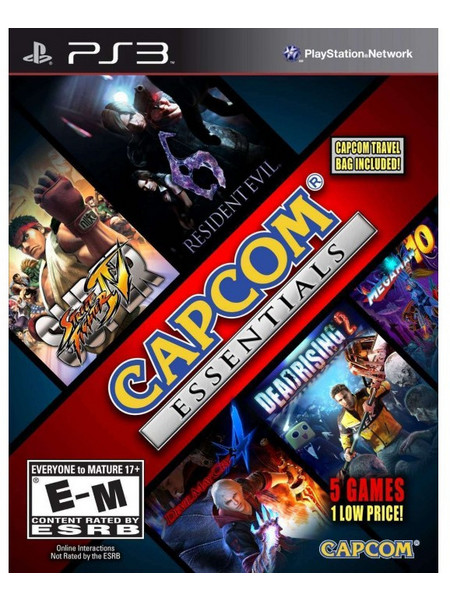 Capcom Essentials 5 Games (Resident Evil 6 + Super Street Fighter IV + Devil May Cry 4 + Dead Rising 2 + Mega Man 10) PS3