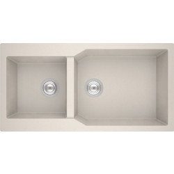 Sanitec Ultra Granite 803 Υποκαθήμενος Νεροχύτης Γρανίτη Αντιστρεφόμενος Ματ Sabbia 98x50cm