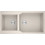 Sanitec Ultra Granite 803 Υποκαθήμενος Νεροχύτης Γρανίτη Αντιστρεφόμενος Ματ Sabbia 98x50cm