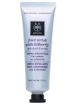 Apivita Μύρτιλλο Αντιγηραντικό Scrub Προσώπου για Αναζωογόνηση 50ml