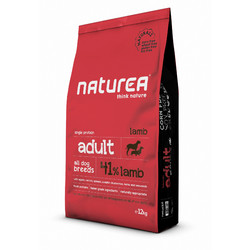 Naturea Feel Nature Agnus Puppies & Adult All Breeds Grain Free with Grasslamds Lamb 12kg