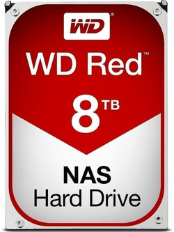 Western Digital Red NAS 8TB HDD Σκληρός Δίσκος 3.5" Sata 3 5400rpm με 64MB Cache