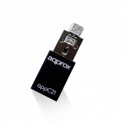 Approx APPC21 Card Reader USB-A micro USB 2.0 για microSD