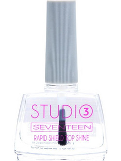 Seventeen Studio Rapid Shield Top Shine Gloss Βερνίκι Νυχιών Μακράς Διαρκείας Quick Dry 12ml