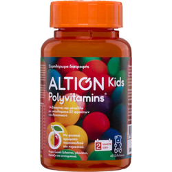 Altion Kids Polyvitamins Orange & Cherry 60 Ζελεδάκια