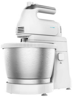 Cecotec PowerTwist 500 Steel CEC-04122 Μίξερ με Περιστρεφόμενο Κάδο 3.5lt 500W