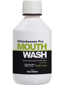 Frezyderm Chlorhexene Pro Στοματικό Διάλυμα Κατά της Πλάκας & της Ουλίτιδας 250ml