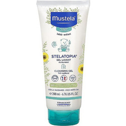 Mustela Stelatopia Βρεφικό Gel Καθαρισμού για Ατοπικό Δέρμα Αβοκάντο & Πράσινο Τσάι 200ml