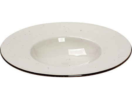 Espiel Πιάτο Βαθύ Πορσελάνης Terra Cream 27cm TLK106K6