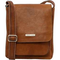 Tuscany Leather Ανδρική Τσάντα Ώμου / Χιαστί Rusted TL141407