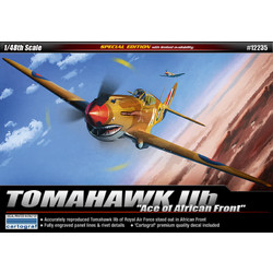 Academy Tomahawk IIB Ace Of African Front Συναρμολογούμενο Πλαστικό Μοντέλο Αεροπλάνου 1:48