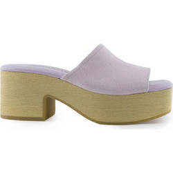 Tamaris Γυναικεία Πέδιλα Suede Λιλά με Χοντρό Χαμηλό Τακούνι 1-27243-38-580