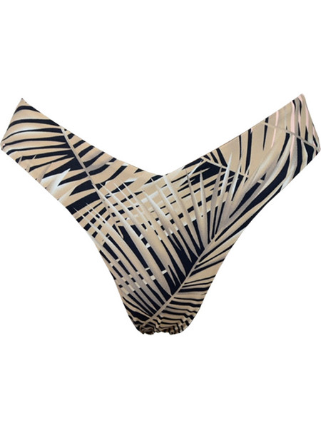 Rock Club Sahara Bikini Brazil Floral Μπεζ BP-3138