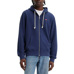 Levi's New Original Ανδρική Ζακέτα Φούτερ με Κουκούλα και Φερμουάρ Μπλε 34584-0011