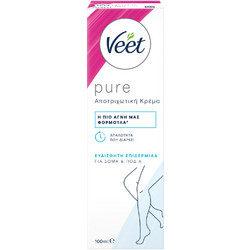 Veet Pure Αποτριχωτική Κρέμα για Ευαίσθητες Επιδερμίδες 100ml