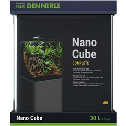 Dennerle Nano Cube Complete 30 Ενυδρείο Ψαριών με Φωτισμό & Φίλτρο 30lt Διαφανές
