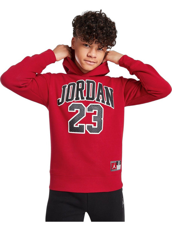 Jordan Παιδικό Φούτερ με Κουκούλα Κόκκινο 95C479-R78