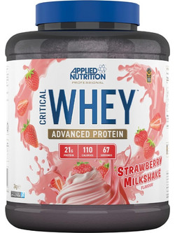 Applied Nutrition Critical Whey Strawberry Milkshake Πρωτεΐνη Ορού Γάλακτος Γράμμωσης 2kg